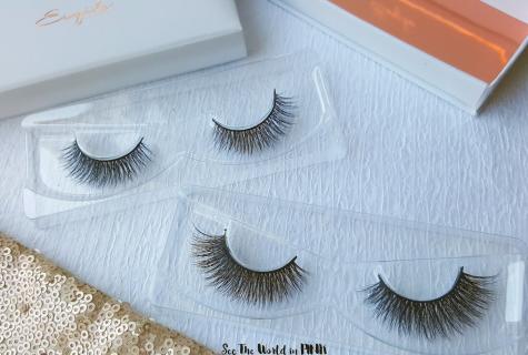 How to paste bunches of eyelashes